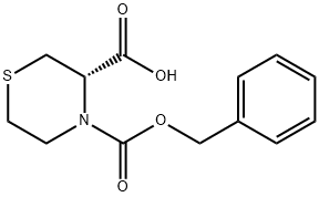 (S)-4-CBZ-THIOMORPHOLINE-3-CARBOXYLIC ACID Structure