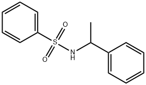N-(1-페닐에틸)벤젠술포나미드 구조식 이미지