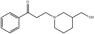 3-(3-HydroxyMethyl-piperidin-1-yl)-1-phenyl-propan-1-one, 98+% C15H21NO2, MW: 247.34 Structure