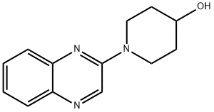 Quinoxalin-2-yl-piperidin-4-ol, 98+% C13H15N3O, MW: 229.28 Structure