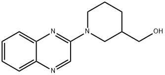 (1-Quinoxalin-2-yl-piperidin-3-yl)-Methanol, 98+% C14H17N3O, MW: 243.31 Structure