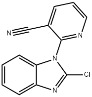 2-(2-클로로-벤조이미다졸-1-일)-니코티노니트릴 구조식 이미지