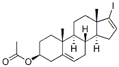 17-Iodoandrosta-5,16-dien-3beta-ol 3-acetate Structure