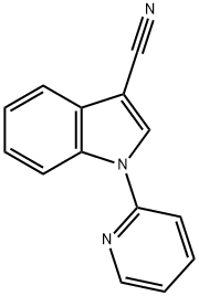 1-(pyridin-2yl)-1H-indole-3-carbonitrile 구조식 이미지