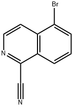 5-Bromo-isoquinoline-1-carbonitrile Structure