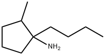Cyclopentanamine, 1-butyl-2-methyl- (9CI) Structure