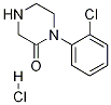 1-(2-chlorophenyl)-2-piperazinonehydrochloride Structure