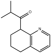 1-Propanone, 2-methyl-1-(5,6,7,8-tetrahydro-8-quinolinyl)- Structure