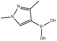 1,3-Dimethyl-1H-pyrazol-4-ylboronic acid Structure