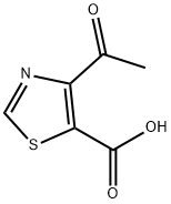 5-Thiazolecarboxylic acid, 4-acetyl- (9CI) Structure