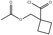 시클로부탄카르보닐클로라이드,1-[(아세틸옥시)메틸]-(9CI) 구조식 이미지