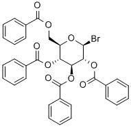 2,3,4,6-TETRA-O-BENZOYL-BETA-D-GLUCOPYRANOSYL BROMIDE Structure
