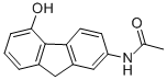 5-HYDROXY-2-ACETYLAMINOFLUORENE Structure