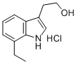 7-ETHYL-3-(2-HYDROXYETHYL)INDOLE HYDROCHLORIDE Structure