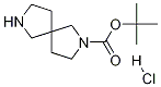 2,7-Diazaspiro[4.4]nonane-2-carboxylic acid, 1,1-diMethylethyl ester, hydrochloride Structure