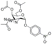 3,4,6-Tri-O-acetyl-p-Nitrophenyl 2-Azido-2-deoxy-α-D-galactopyranoside Structure