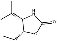 2-Oxazolidinone,5-ethyl-4-(1-methylethyl)-,(4S-cis)-(9CI) Structure