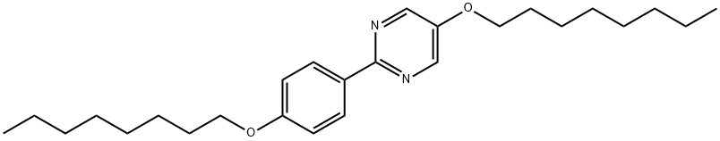 2[4(-N-OCTYLOXY)-PHENYL)-5-N-OCTYLOXY-PYRIMIDINE Structure