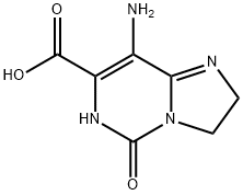 Imidazo[1,2-c]pyrimidine-7-carboxylic acid, 8-amino-2,3-dihydro-5-hydroxy- 구조식 이미지