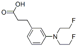 3-[3-(bis(2-fluoroethyl)amino)phenyl]propanoic acid Structure