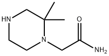 2-(2,2-Dimethylpiperazin-1-yl)-acetamide dihydrochloride 구조식 이미지