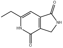 1H-Pyrrolo[3,4-c]pyridine-1,4(2H)-dione, 6-ethyl-3,5-dihydro- 구조식 이미지