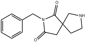 2,7-Diazaspiro[4.4]nonane-1,3-dione, 2-(phenylMethyl)- Structure