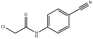 2-클로로-N-(4-시아노-페닐)-아세트아미드 구조식 이미지