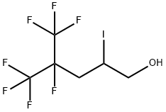 4,5,5,5-TETRAFLUORO-4-TRIFLUOROMETHYL-2-IODOPENTAN-1-OL Structure