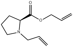 L-프롤린,1-(2-프로페닐)-,2-프로페닐에스테르 구조식 이미지