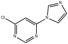 4-Chloro-6-(1H-imidazol-1-yl)pyrimidine 구조식 이미지