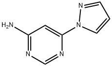 6-(1H-Pyrazol-1-yl)pyrimidin-4-amine Structure