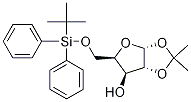 1,2-O-이소프로필리덴-5-O-(t-부틸디페닐실릴)-알파-D-자일로푸라노스 구조식 이미지