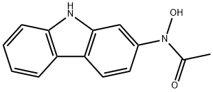 2-(N-hydroxyacetamido)carbazole Structure