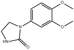 1-(3,4-DIMETHOXYPHENYL)IMIDAZOLIDIN-2-ONE Structure