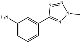 3-(2-methyl-2H-tetrazol-5-yl)aniline(SALTDATA: FREE) Structure