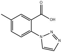 5-Methyl-2-(1H-1,2,3-triazol-1-yl)benzoic acid 구조식 이미지