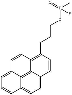 4-(1-피레닐)프로필메틸포스포노플루오리데이트 구조식 이미지