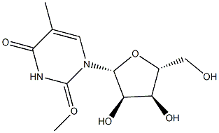 2'-O-메틸-5-메틸루리딘 구조식 이미지