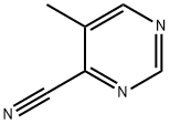 4-Pyrimidinecarbonitrile, 5-methyl- (9CI) Structure