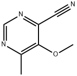 4-Pyrimidinecarbonitrile, 5-methoxy-6-methyl- (9CI) Structure