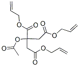 1,2,3-Propanetricarboxylic acid, 2-(acetyloxy)-, tri-2-propenyl ester Structure