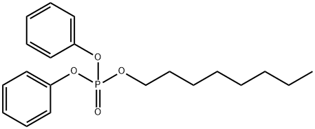 diphenyl octyl phosphate  Structure