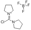 1-(CHLORO-1-PYRROLIDINYLMETHYLENE)PYRROLIDINIUM TETRAFLUOROBORATE Structure