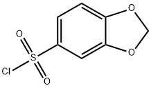 BENZO[1,3]DIOXOLE-5-SULFONYL CHLORIDE 구조식 이미지