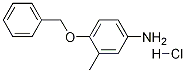 4-(Benzyloxy)-3-methylaniline,HCl Structure