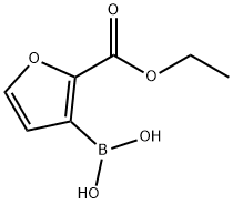 2-(에톡시카르보닐)푸란-3-보론산 구조식 이미지