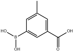 3-Carboxy-5-methylphenylboronic acid Structure