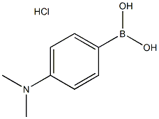 4-(N,N-DiMethylaMino)Phenylboronic Acid Hydrochloride 구조식 이미지