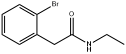 에틸2-(2-브로모페닐)아세트아미드 구조식 이미지